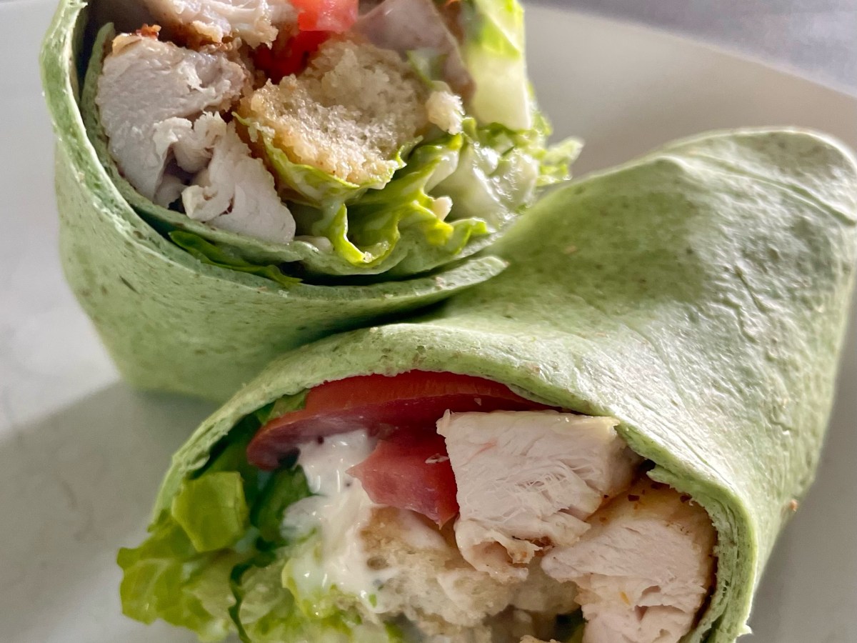 Chicken Caesar Salad&nbsp;Wraps